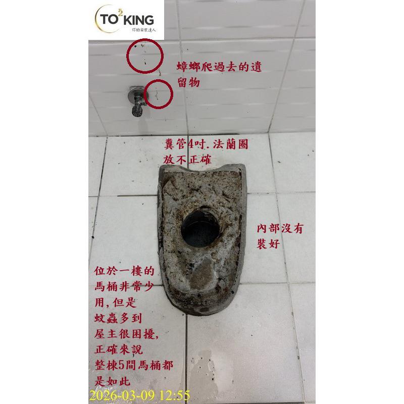 TOTO馬桶 馬桶沒裝好 馬桶問題 馬桶師傅 浴室蚊蟲 浴室蛾蚋 馬桶臭的原因 浴室臭的 toto師傅